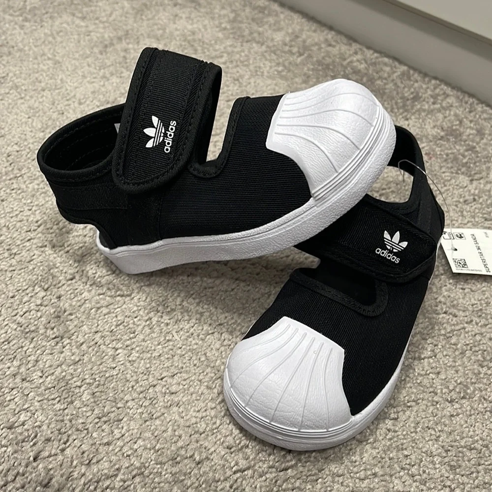 New Kids Adidas Originals Superstar 360 Velco Sandals